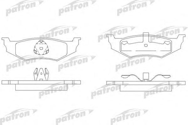 

КОЛОДКИ ТОРМОЗНЫЕ ДИСКОВЫЕ ЗАДН CHRYSLER: 300 M 98-04, CIRRUS 94-00, NEON 94-99,, PBP1099