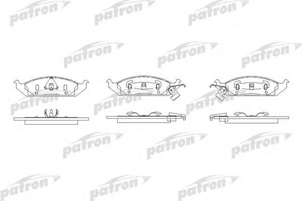 

КОЛОДКИ ТОРМОЗНЫЕ ДИСКОВЫЕ ПЕРЕДН CHRYSLER CIRRUS 94-00, STRATUS 95-, STRATUS КАБРИО 96-01, DODGE STRATUS 95-, PBP1254