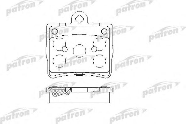

КОЛОДКИ ТОРМОЗНЫЕ ДИСКОВЫЕ ЗАДН MERCEDES-BENZ C-CLASS 93-00, PBP1310