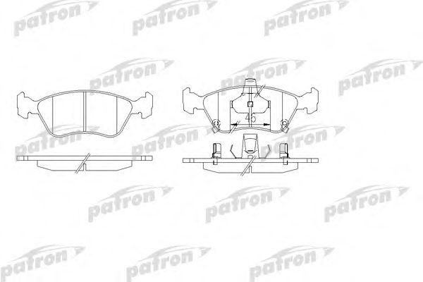

КОЛОДКИ ТОРМОЗНЫЕ ДИСКОВЫЕ ПЕРЕДН TOYOTA AVENSIS 97-03, AVENSIS LIFTBACK 97-03, AVENSIS STATION WAGON 97-03, PBP1321