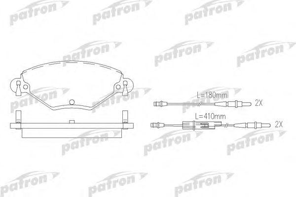 

КОЛОДКИ ТОРМОЗНЫЕ ДИСКОВЫЕ ПЕРЕДН CITROEN C5 01-04, C5 04-, C5 BREAK 01-04, C5 BREAK 04-, PBP1411