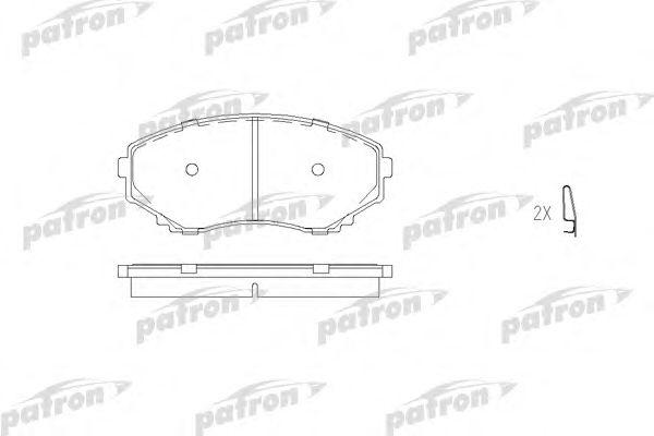 

КОЛОДКИ ТОРМОЗНЫЕ ДИСКОВЫЕ ПЕРЕДН MAZDA MPV I 95-99, PBP1445