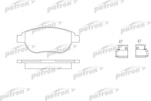 

КОЛОДКИ ТОРМОЗНЫЕ ДИСКОВЫЕ ПЕРЕДН CITROEN: BERLINGO 05-, BERLINGO ФУРГОН 00-, C3, PBP1476