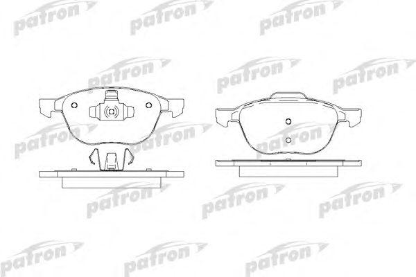 

КОЛОДКИ ТОРМОЗНЫЕ ДИСКОВЫЕ ПЕРЕДН FORD: C-MAX 07-, FOCUS C-MAX 03-07, FOCUS II 0, PBP1594