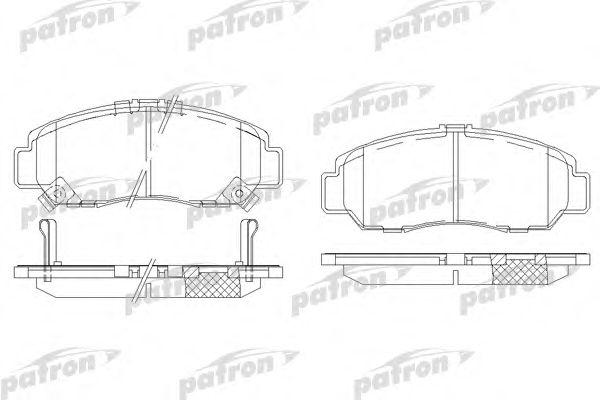 

КОЛОДКИ ТОРМОЗНЫЕ ДИСКОВЫЕ ПЕРЕДН HONDA CIVIC VI 05-05, CIVIC VII 05-, FR-V 05-, PBP1669