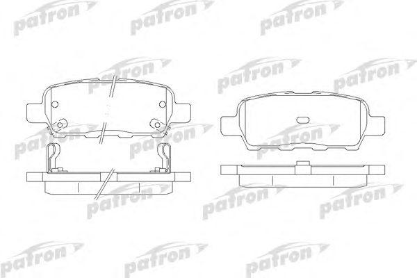 

КОЛОДКИ ТОРМОЗНЫЕ ДИСКОВЫЕ ЗАДН INFINITI: FX 03-, NISSAN: X-TRAIL 01-, PBP1693