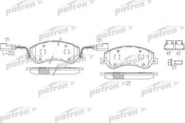 

КОЛОДКИ ТОРМОЗНЫЕ ДИСКОВЫЕ ПЕР FORD TRANSIT TOURNEO 06-, TRANSIT C БОРТОВОЙ ПЛАТФОРМОЙ 06-, TRANS, PBP1928