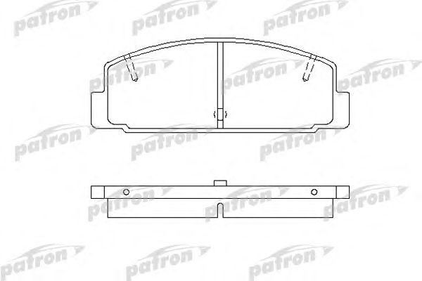 

КОЛОДКИ ТОРМОЗНЫЕ ДИСКОВЫЕ ЗАДН MAZDA 323 C IV 90-94 626 I, PBP372