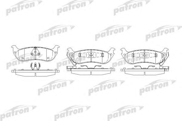 

PBP7001 КОЛОДКИ ТОРМОЗНЫЕ ДИСКОВЫЕ ЗАДН CHRYSLER: PACIFICA 04-07, PBP7001