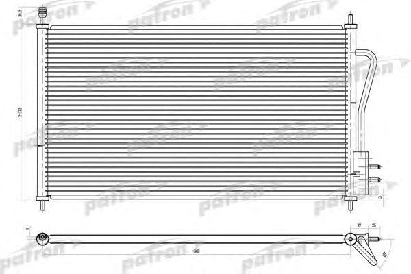 

РАДИАТОР АВТОМОБИЛЬНЫЙ ПАЯНЫЙ FORD FOCUS ALL, 98-04, PRS1103