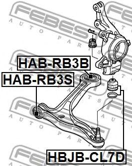 

САЙЛЕНБЛОК ПЕРЕДНИЙ ПЕРЕДНЕГО РЫЧАГА, HABRB3S