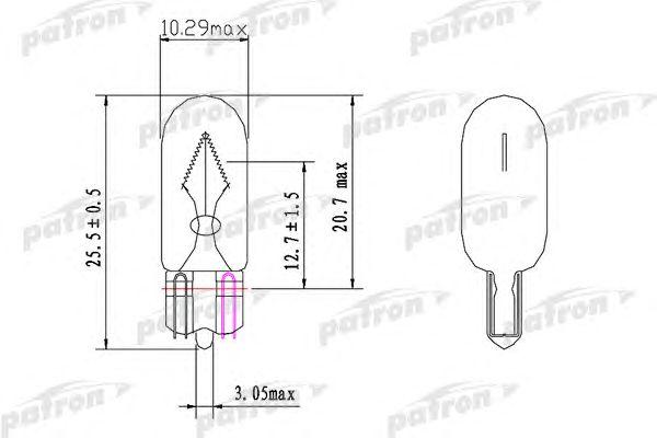 

ЛАМПА НАКАЛИВАНИЯ (10ШТ В УПАКОВКЕ) WY5W NA 12V (ОРАНЖЕВАЯ), PLWY5W