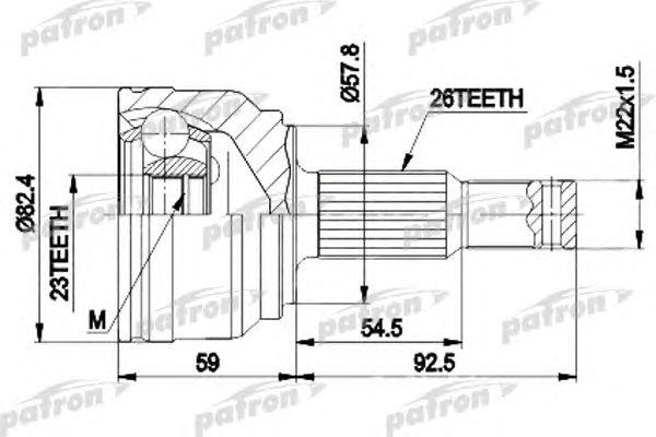 

ШРУС НАРУЖН К-КТ EMPI 87-9117, CHRYSLER NEON 00-05, PT CRUISER 01-04, DODGE NEON 00-05 С ABS, PCV9117