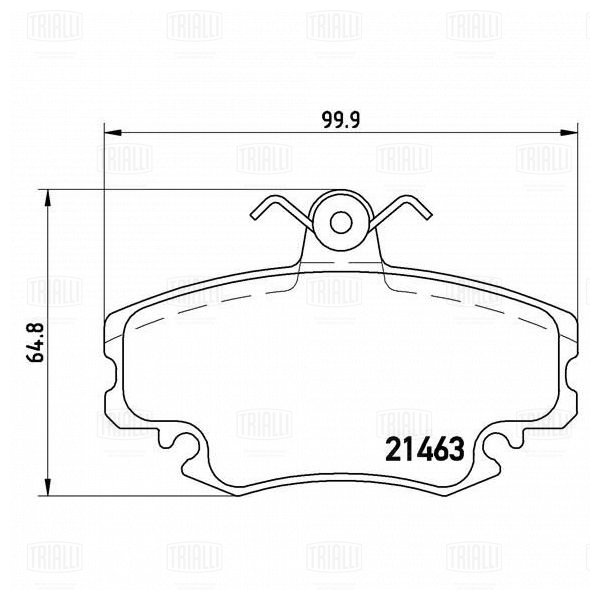 

КОЛОДКИ ТОРМ. ДЛЯ А/М ЛАДА LARGUS (12-) 8V/RENAULT LOGAN (04-) ДИСК. ПЕРЕД. БЕЗ ДАТЧ. (PF 095101), PF095101