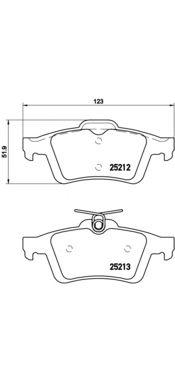 

КОЛОДКИ ТОРМОЗНЫЕ FORD AUSTRALIA ESCAPE (ZG) 09/16- / FORD AUSTRALIA FOCUS HATCHBACK (LW) 08/11- /, P24148