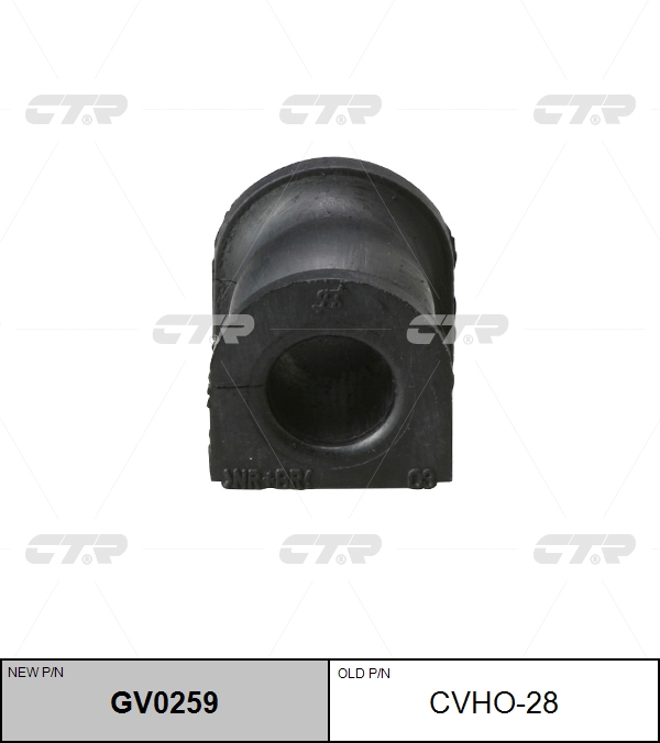 

РЕЗИНО ТЕХНИЧЕСКИЕ ИЗДЕЛИЯ CVHO28 / GV0259, CVHO28