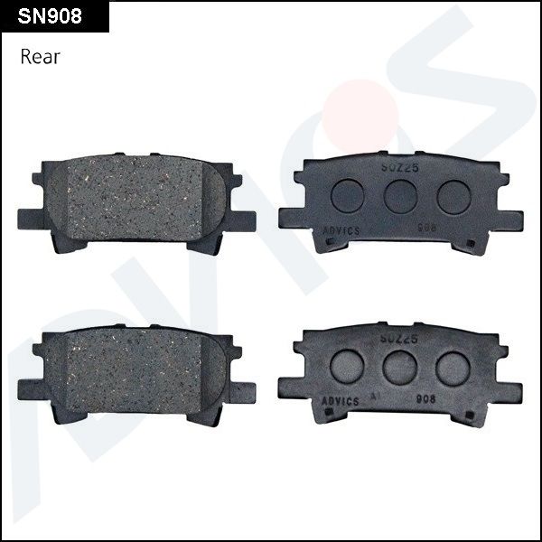 

КОЛОДКИ ТОРМОЗНЫЕ, SN908