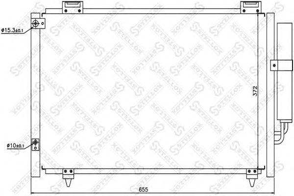 10-45153-sx =ns94719=ava to5286=gr925520 [8846002150] радиатор кондиционера toyota corolla all 02]