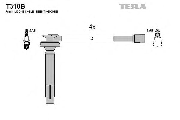 Провод вв (комплект) / tesla ()