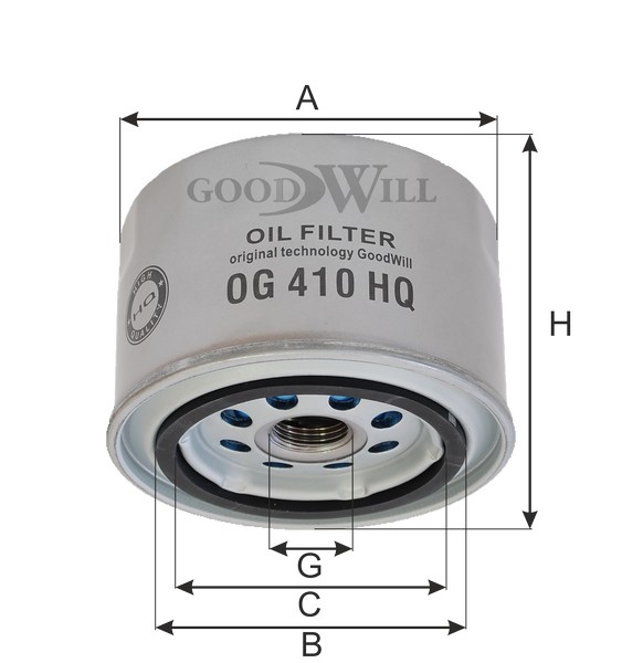

ФИЛЬТР МАСЛЯНЫЙ, OG410HQ