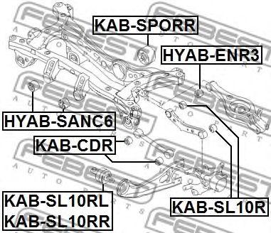 

САЙЛЕНТБЛОК HYUNDAI IX35/TUCSON 10MY 2009-, KABSL10RR