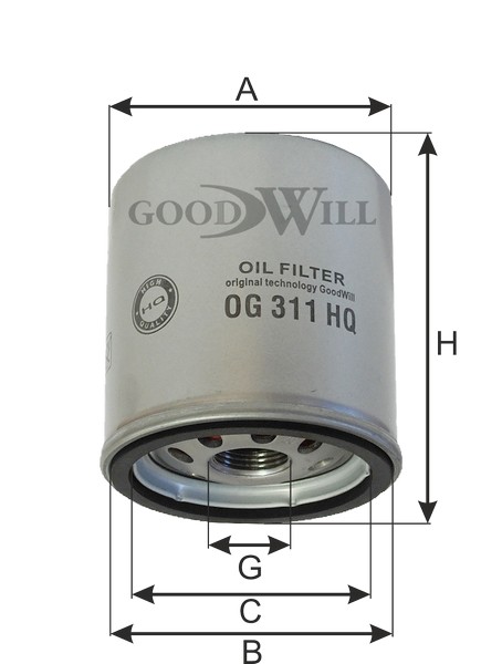 

ФИЛЬТР МАСЛЯНЫЙ, OG311HQ