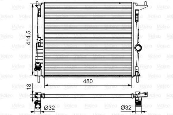 

РАДИАТОР ДВИГАТЕЛЯ PREMIUM, 700802