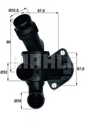 

ТЕРМОСТАТ AUDI A4 04-08. A6 05-. SEAT EXEO 09- 2., TI787