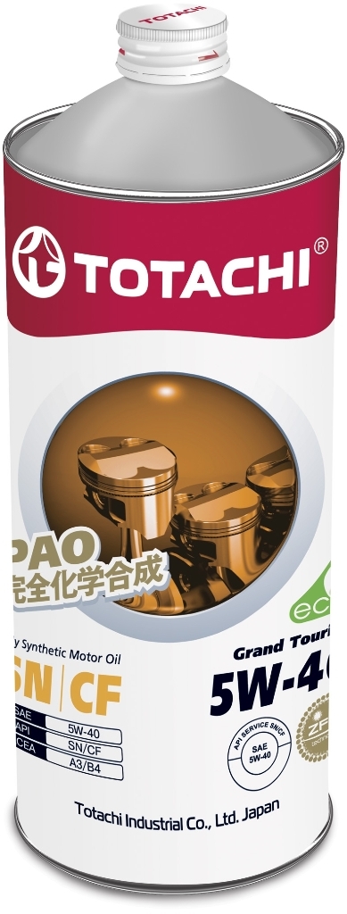 

Моторное масло TOTACHI GRAND TOURING 5W-40, 1л, 4562374690837