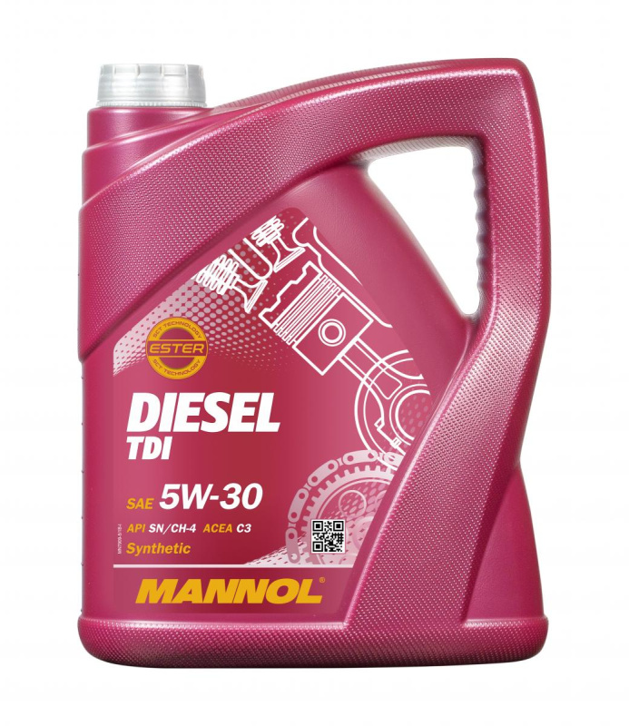 Моторное масло MANNOL DIESEL TDI 5W-30, 5л