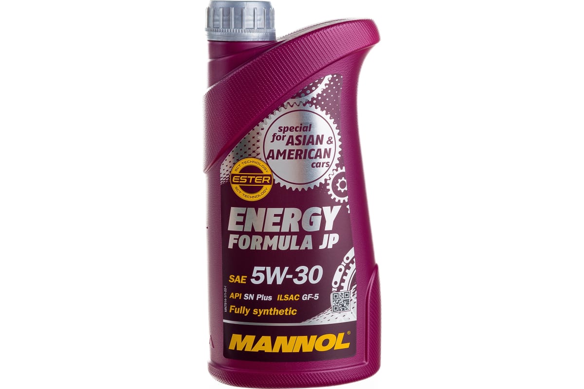 

Моторное масло MANNOL ENERGY FORMULA JP 5W-30, 1л, 1059