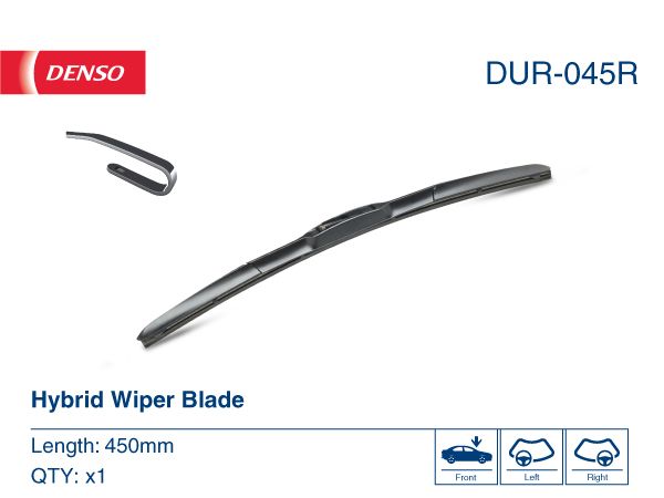Щетка стеклоочистителя Denso, 450 мм, гибридн...