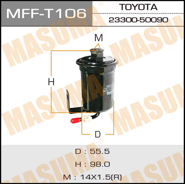 

ФИЛЬТР ТОПЛИВНЫЙ ВЫСОКОГО ДАВЛЕНИЯ, MFFT106