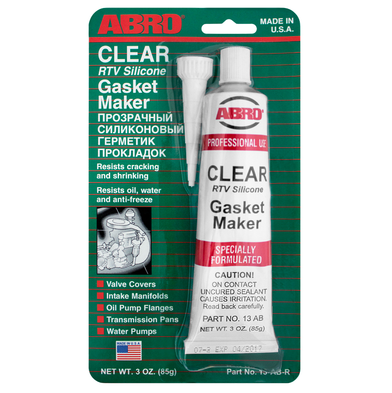 Герметик прокладочный ABRO CLEAR GASKET MAKER...