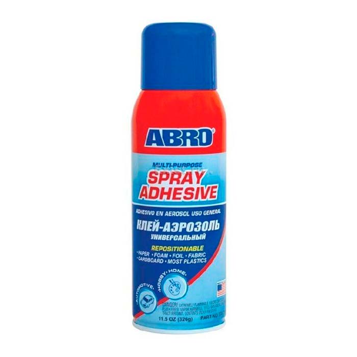 Клей-аэрозоль универсальный ABRO SPRAY ADHESI...