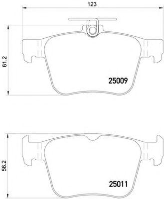 

КОЛОДКИ ТОРМОЗНЫЕ К-Т RE AUDI A3 S3Q, P85124