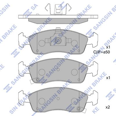 

КОЛОДКИ ТОРМОЗНЫЕ CHEVROLET COBALT 13, SP1673