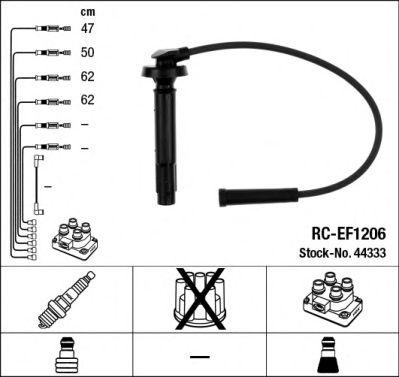 

КОМПЛЕКТ ПРОВОДОВ ЗАЖИГАНИЯ RC-EF1206, 44333