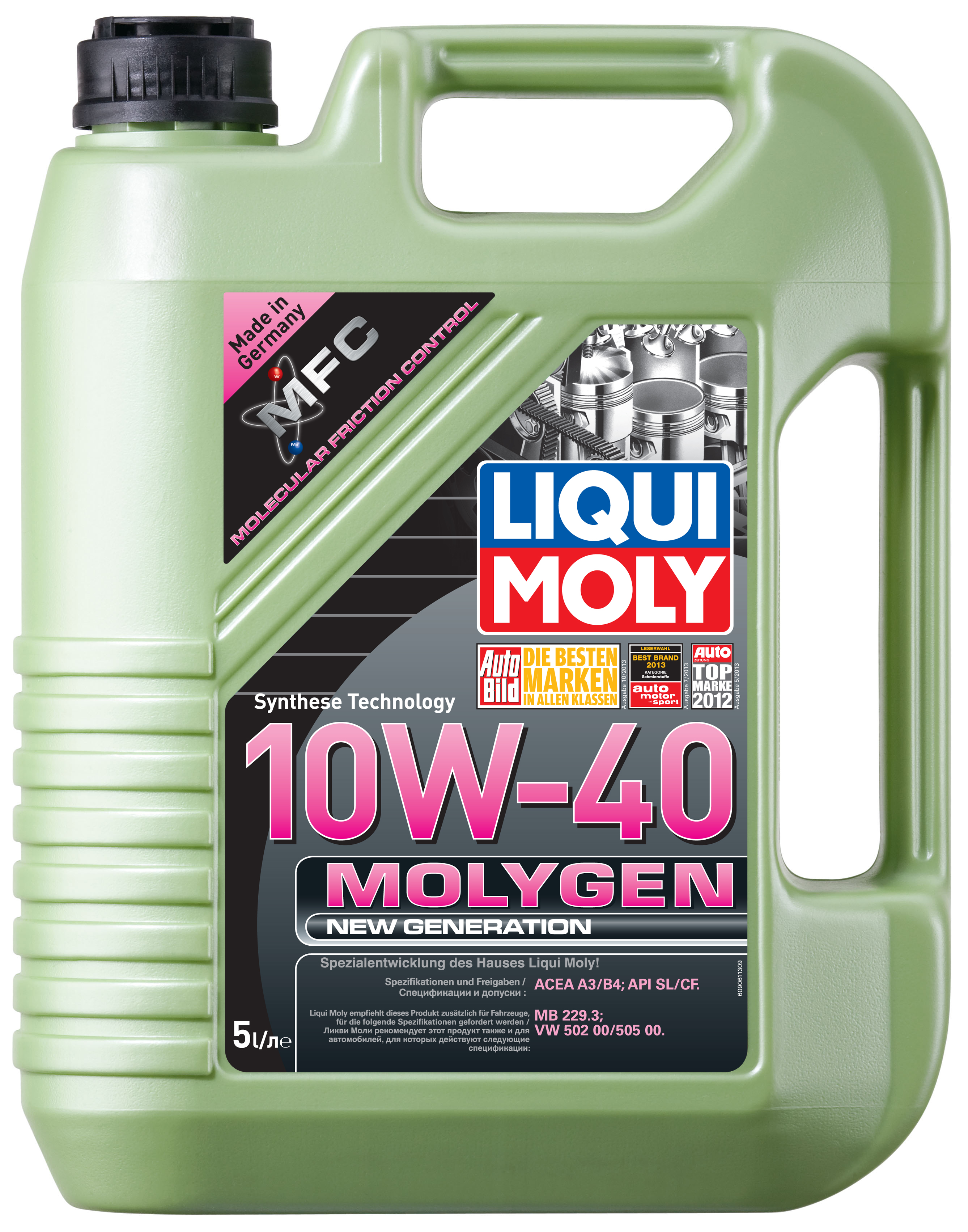 Моторное масло LIQUI MOLY Molygen New Generat...