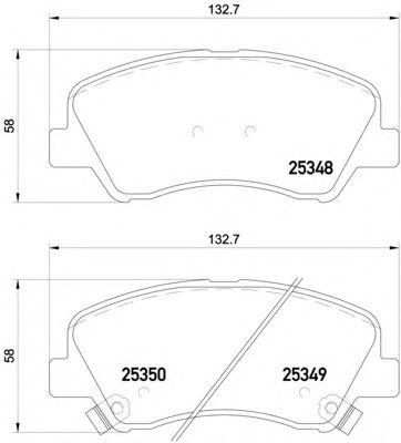 

КОЛОДКИ ТОРМОЗНЫЕ ДИСКОВЫЕ DODGE ATTITUDE 01/10- / HYUNDAI (BEIJING) VERNA SALOON 08/10- / HYUNDAI, P18025