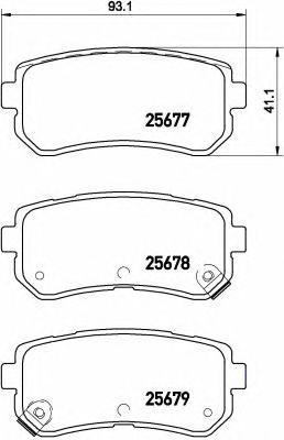 

КОЛОДКИ ТОРМОЗНЫЕ ДИСКОВЫЕ, HYUNDAI CRETA 01/16- / HYUNDAI KONA (OS) 06/17- / HYUNDAI SONATA VII (LF) 06/14- / KIA OPTIMA 09/15- / KIA PICANTO (TA) 05/11- / KIA PICANTO HATCHBACK VAN 05/11- / KIA RAY 11/11- / KIA SOUL II (PS) 02/14-, P30068