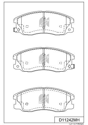 

КОЛОДКИ ТОРМОЗНЫЕ, ПЕРЕДНИЕ (С АНТИСКРИПНОЙ ПЛАСТИНОЙ) CH CAPTIVA 06-, D11242MH