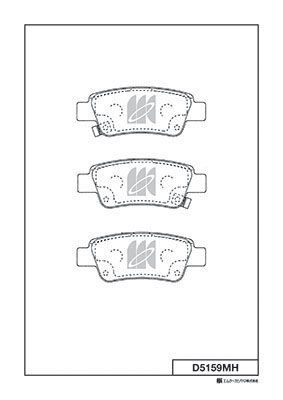 

КОЛОДКИ ТОРМОЗНЫЕ, ЗАДНИЕ (С АНТИСКРИПНОЙ ПЛАСТИНОЙ) HO CR-V RE57/58/67 01.07-, D5159MH