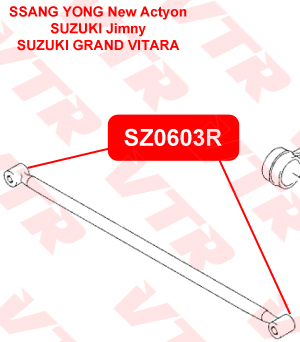 

САЙЛЕНТБЛОК ПЕРЕДНЕЙ ПОДВЕСКИ ПОПЕРЕЧНЫЙ / VTR (), SZ0603R