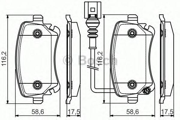 

КОЛОДКИ ТОРМОЗНЫЕ ДИСКОВЫЕ ЗАД, 0986495094