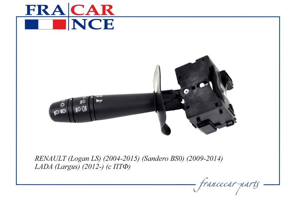 

ПОДРУЛЕВОЙ ПЕРЕКЛЮЧАТЕЛЬ ЛЕВЫЙ (С ПТФ) RENAULT (LOGAN PH 1 2) FCR211159, FCR211159