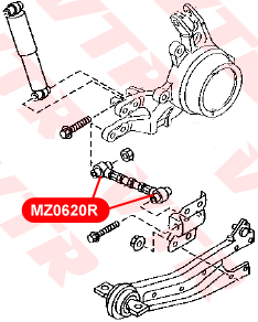 

САЙЛЕНТБЛОК ПОПЕРЕЧНОЙ ТЯГИ ЗАДНЕЙ ПОДВЕСКИ, MZ0620R