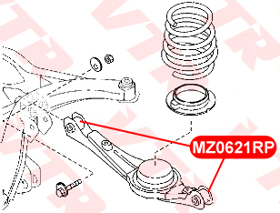 

ПОЛИУРЕТАНОВЫЙ САЙЛЕНТБЛОК ПОПЕРЕЧНОГО РЫЧАГА ЗАДН, MZ0621RP