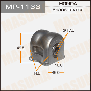 

ВТУЛКА СТАБИЛИЗАТОРА ПЕРЕДНЯЯ ACCORD 2013, MP1133