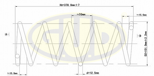 

ПРУЖИНА ПЕР FORD FOCUS 1.8, 2.0 16V 98>, GCS027572